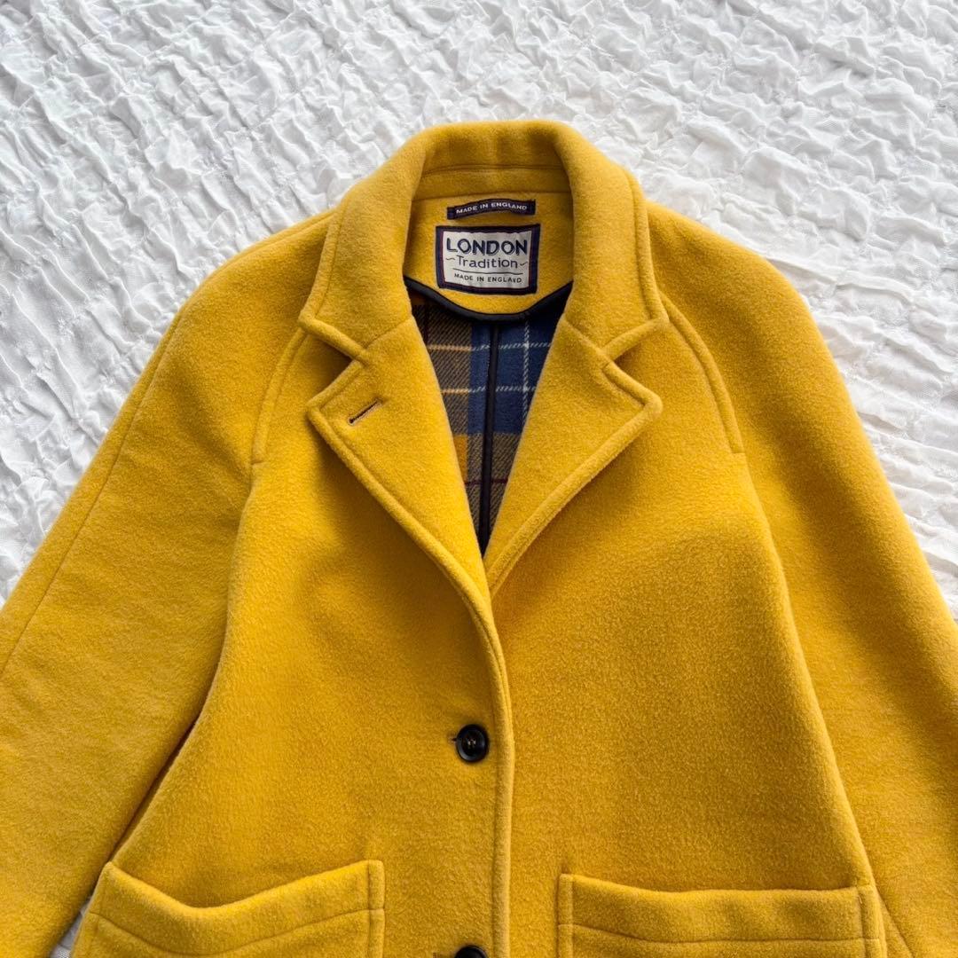 【美品】 ロンドントラディション ウールコート ステンカラーコート