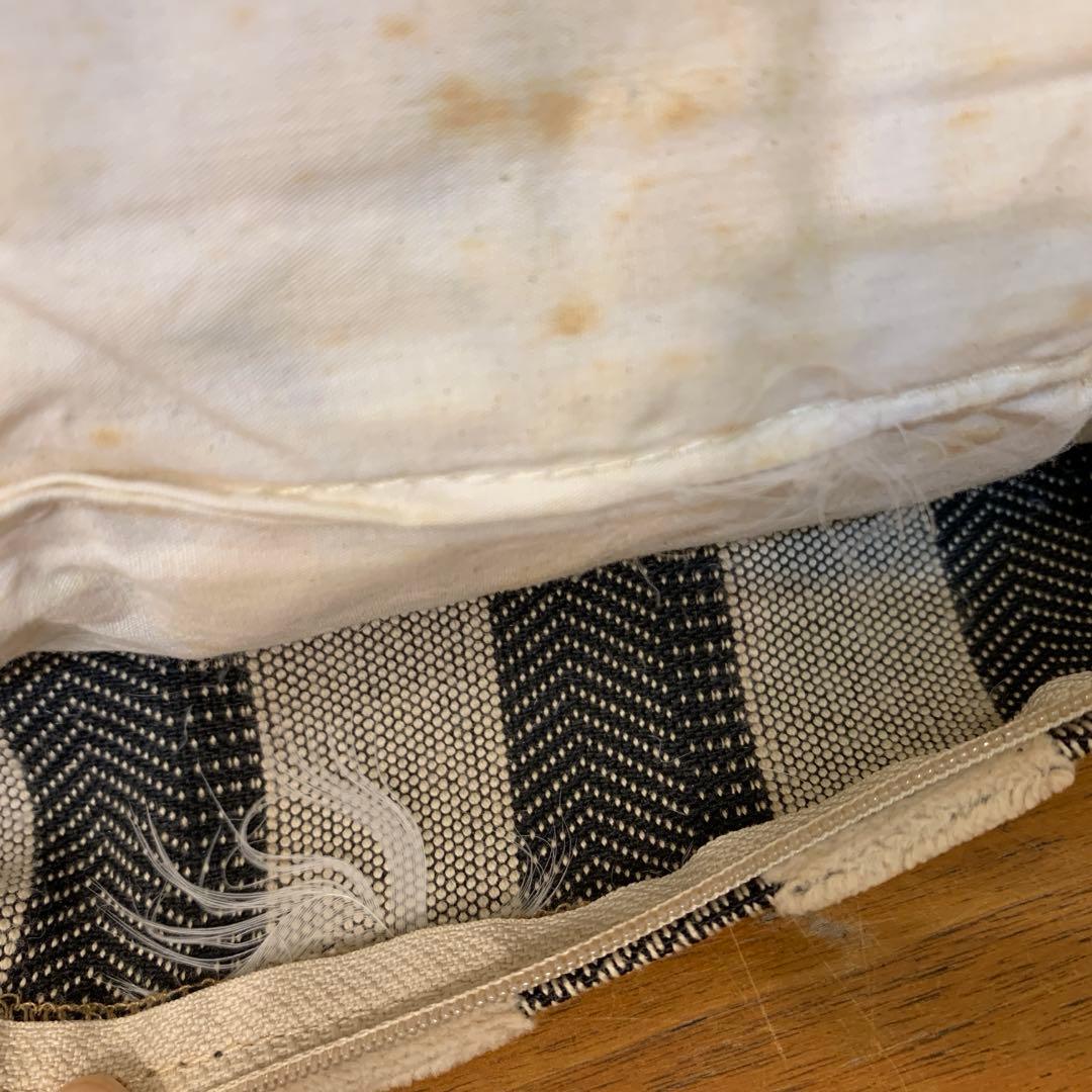 N0722-07★FENDI フェンディ ストライプ柄クッション 2個セット