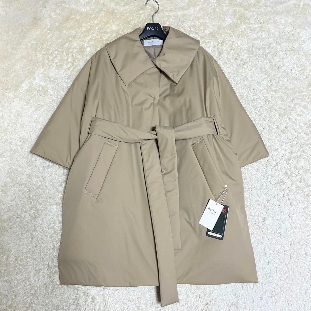 タグ付き✨2025SS Ballsey パデットツイル ベルテッドポンチョ