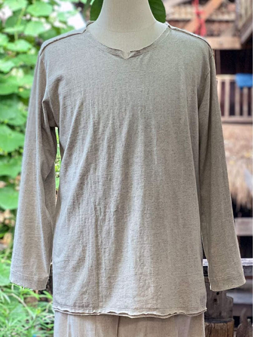 【美品】パヤカ asana ヘンプコットン 厚手 NEW ロングスリーブ2着