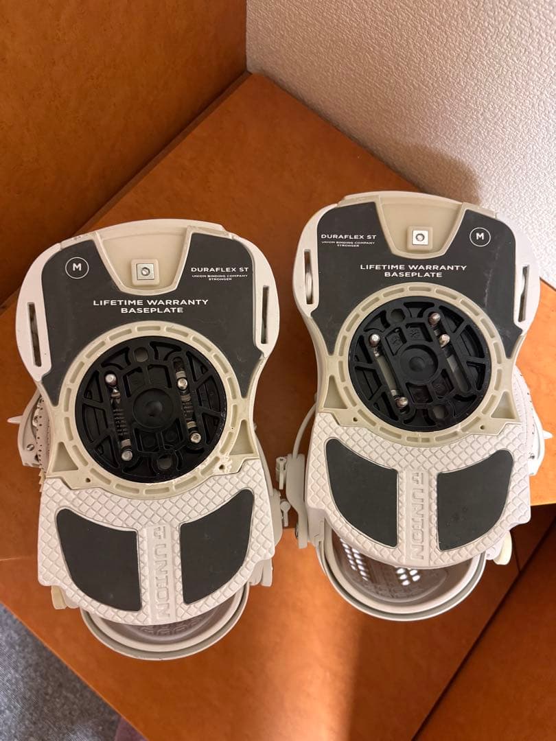 UNION FORCE ホワイト スノーボードビンディング