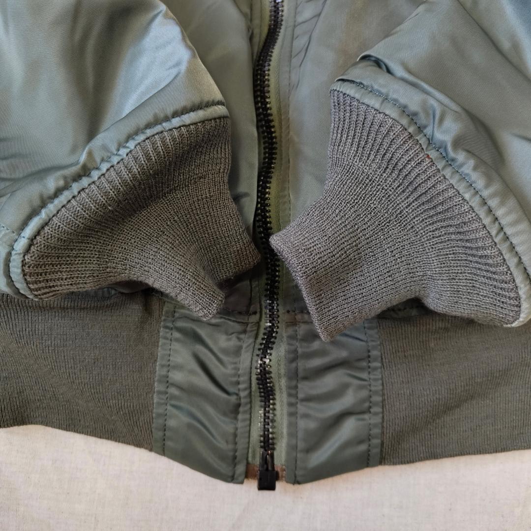 90s USA製 Alpha MA-1 1968年 復刻モデル ステンシル