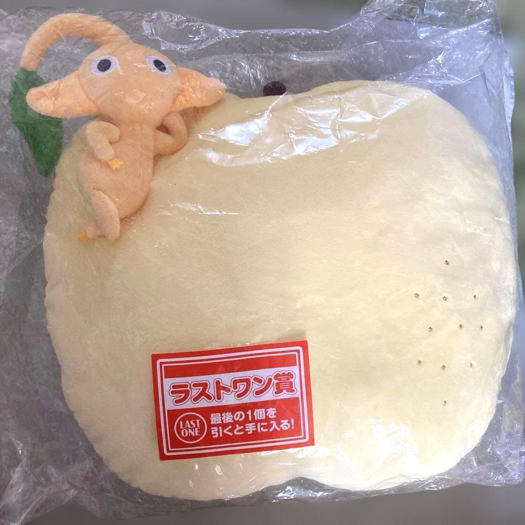 ピクミン一番くじ　おたから果実コレクション　クッションとグラス