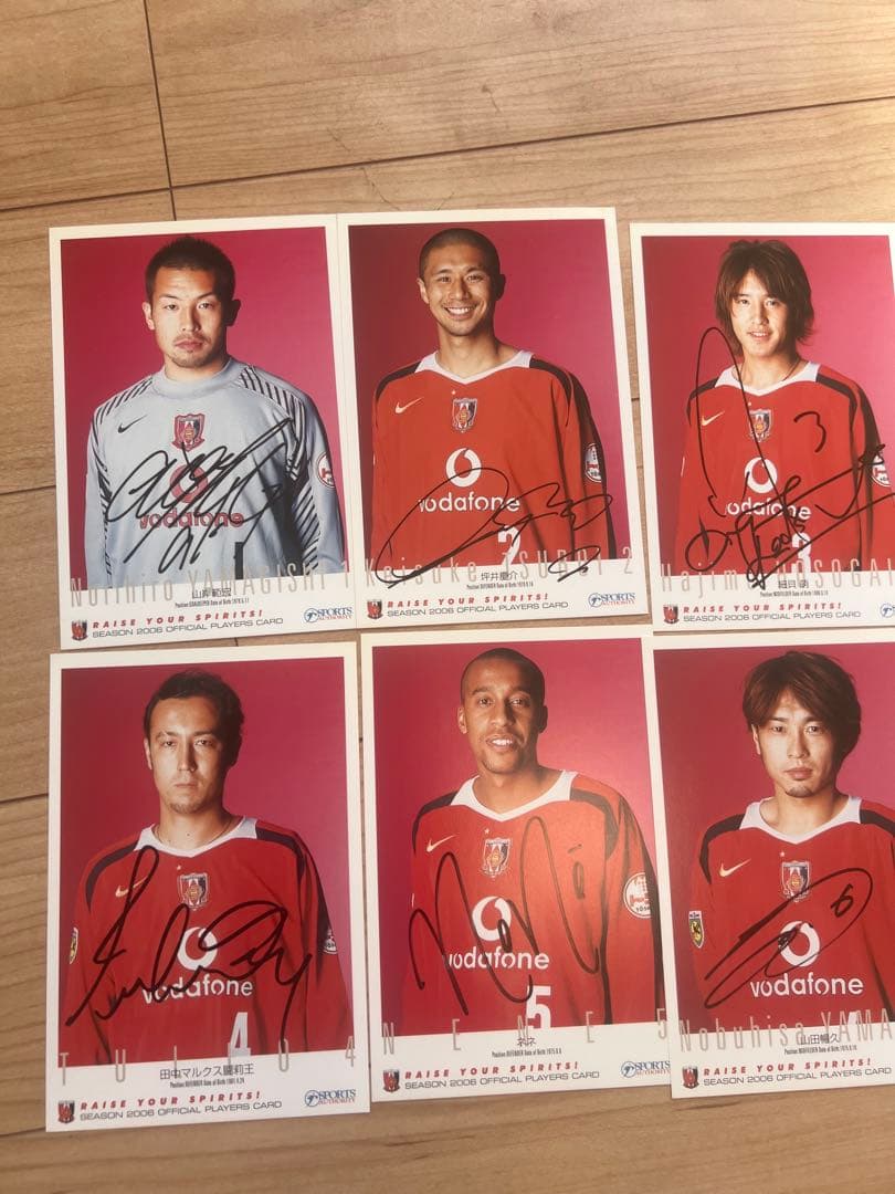 [フルセット]2006年浦和レッズ サイン入りポストカード [41枚]