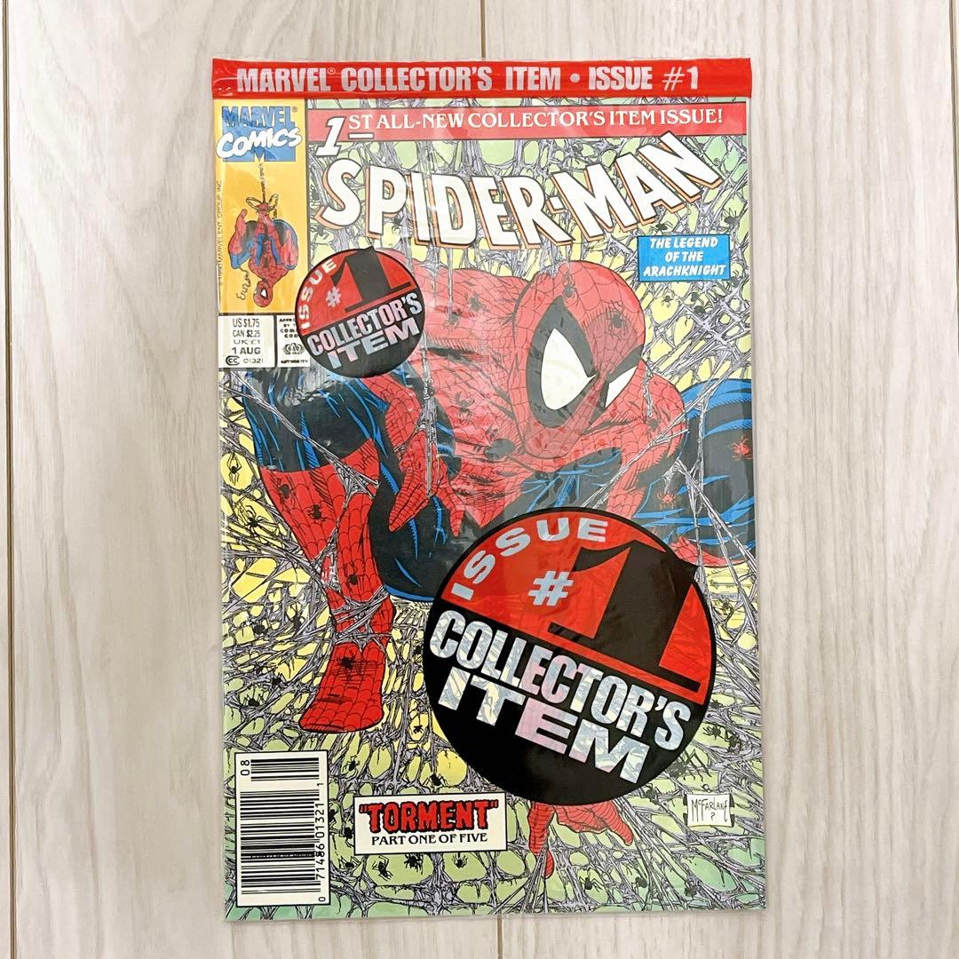 未開封）スパイダーマン #1（1990）マクファーレン アメコミ リーフ 原書2