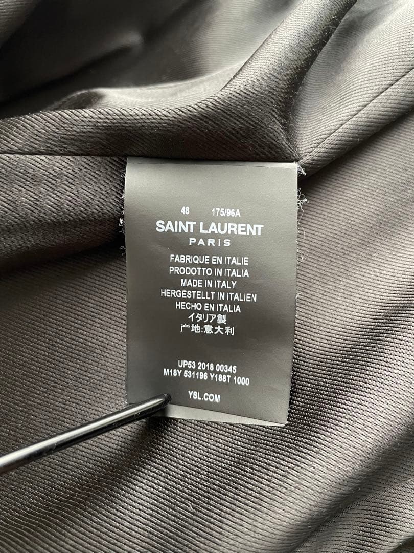 SAINT LAURENT チェスターコート Size 48