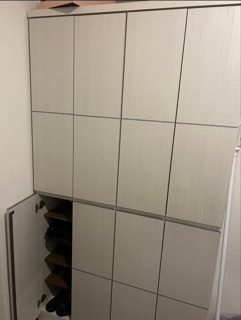 ニトリ シューズボックス ホワイト 100HI