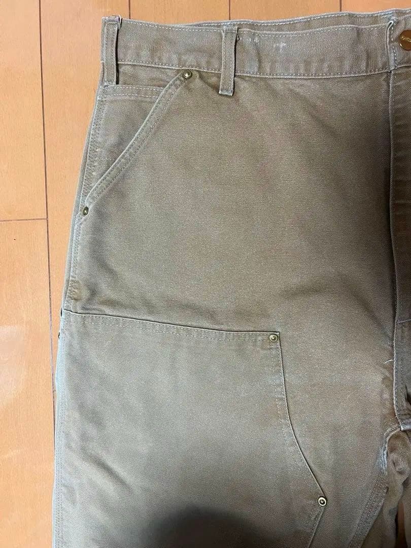usa製 Carhartt ダブルニー ペインターパンツ ブラウン w42