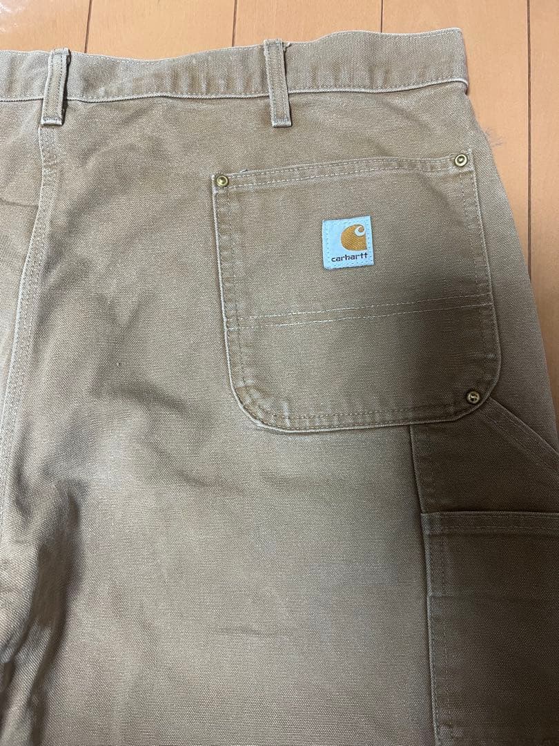usa製 Carhartt ダブルニー ペインターパンツ ブラウン w42