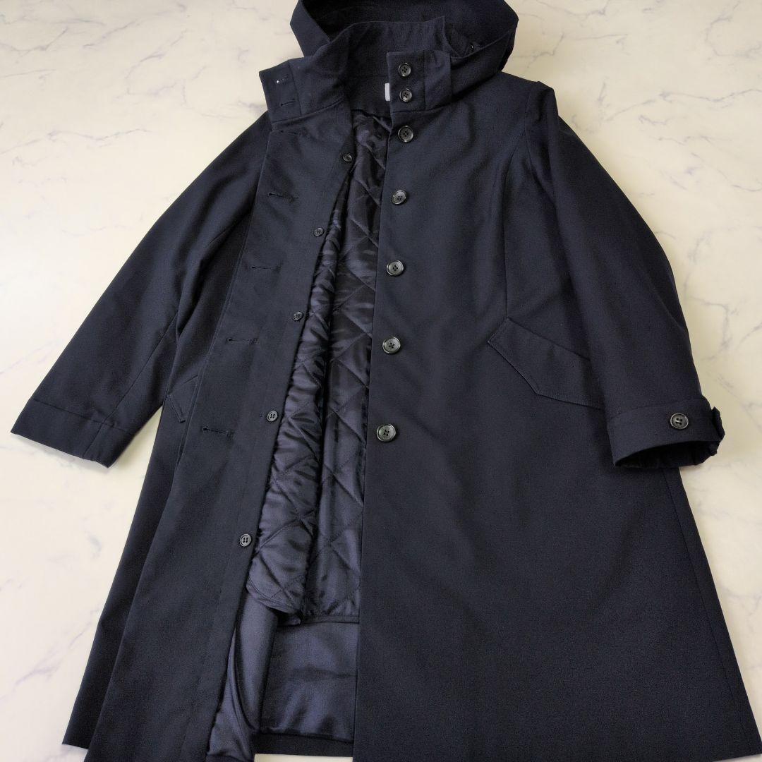 アンタイトル ライナー付き 3way フーデットコート 2 ネイビー