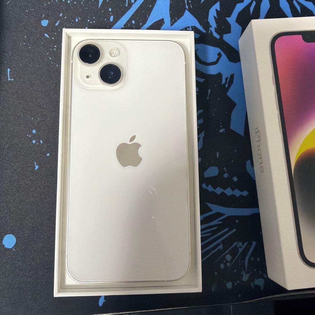 Apple iPhone 14 ホワイト 本体 箱付き　24時間以内発送‼️