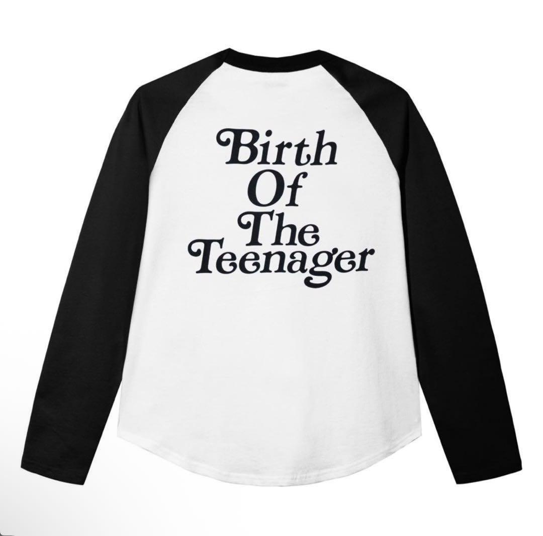 トップス VERDY x BoTT Raglan L/S Tee Black/White