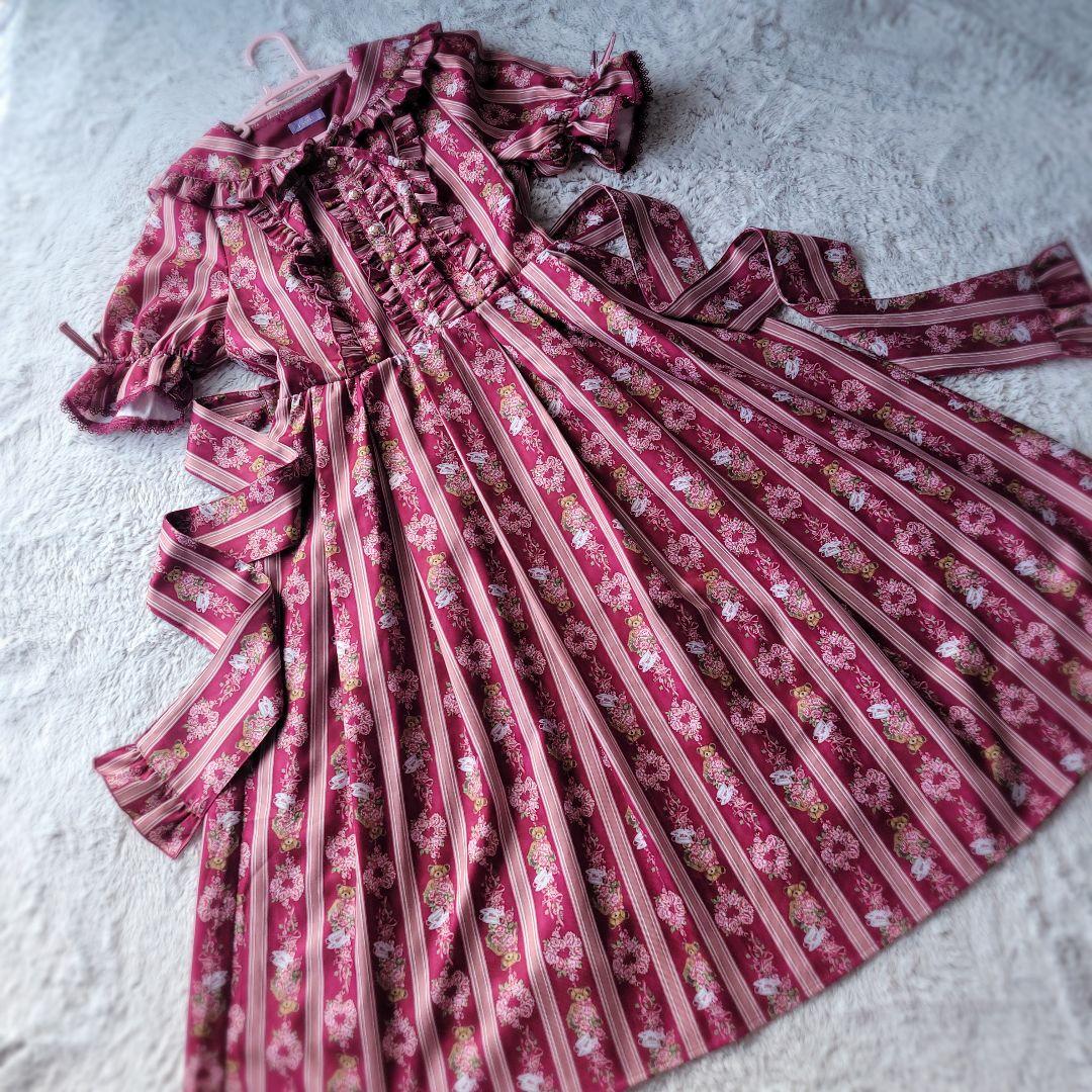 axes famme kawaii Rosy Bear ワンピース ⋈*.。