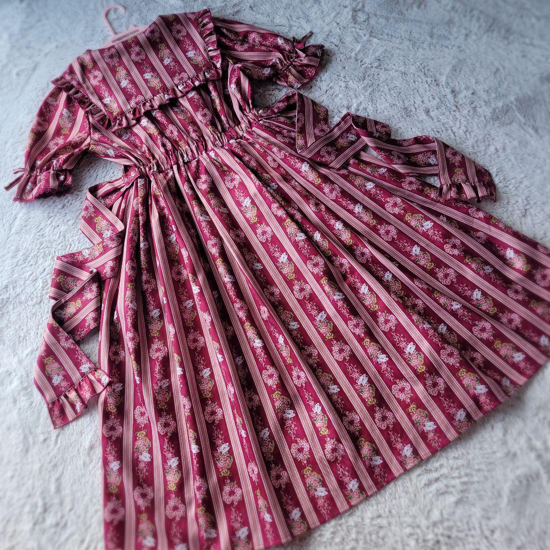 axes famme kawaii Rosy Bear ワンピース ⋈*.。