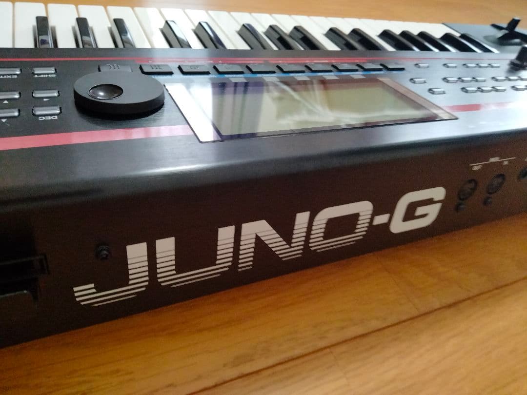 【美品】Roland シンセサイザーJUNO-G 128MBメモリ増設スタンド付