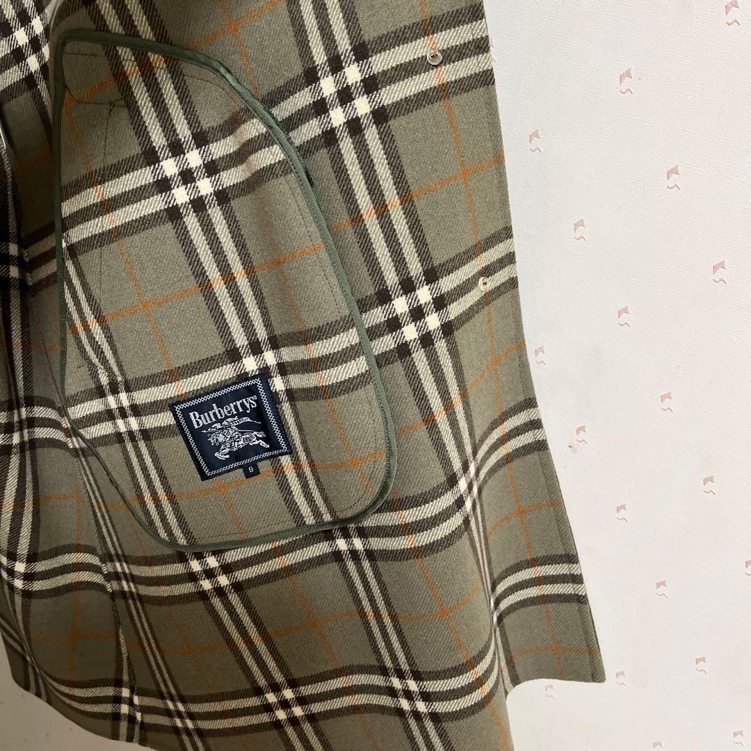 Burberry リバー仕立て　ウールコート
