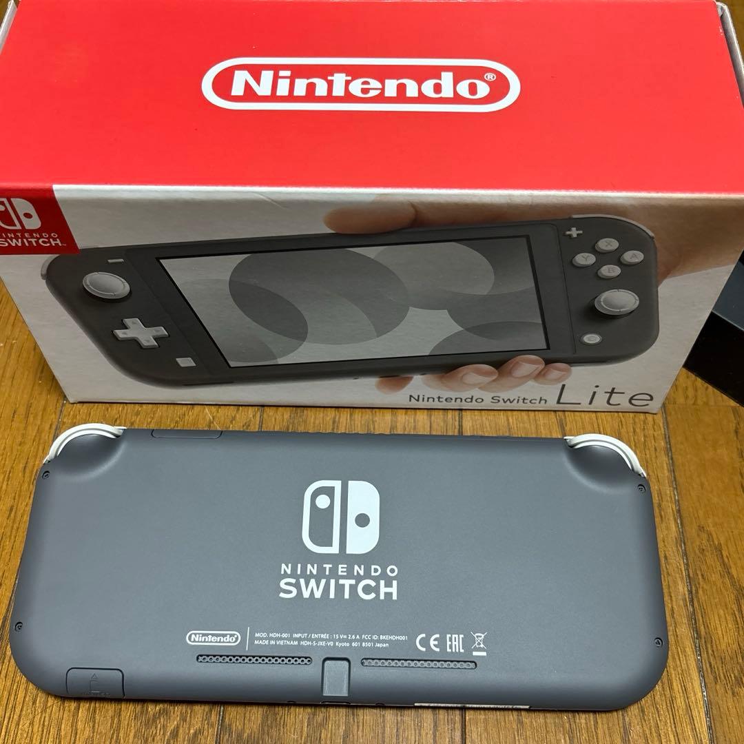 Nintendo switch lite グレー&あつまれどうぶつの森ソフト