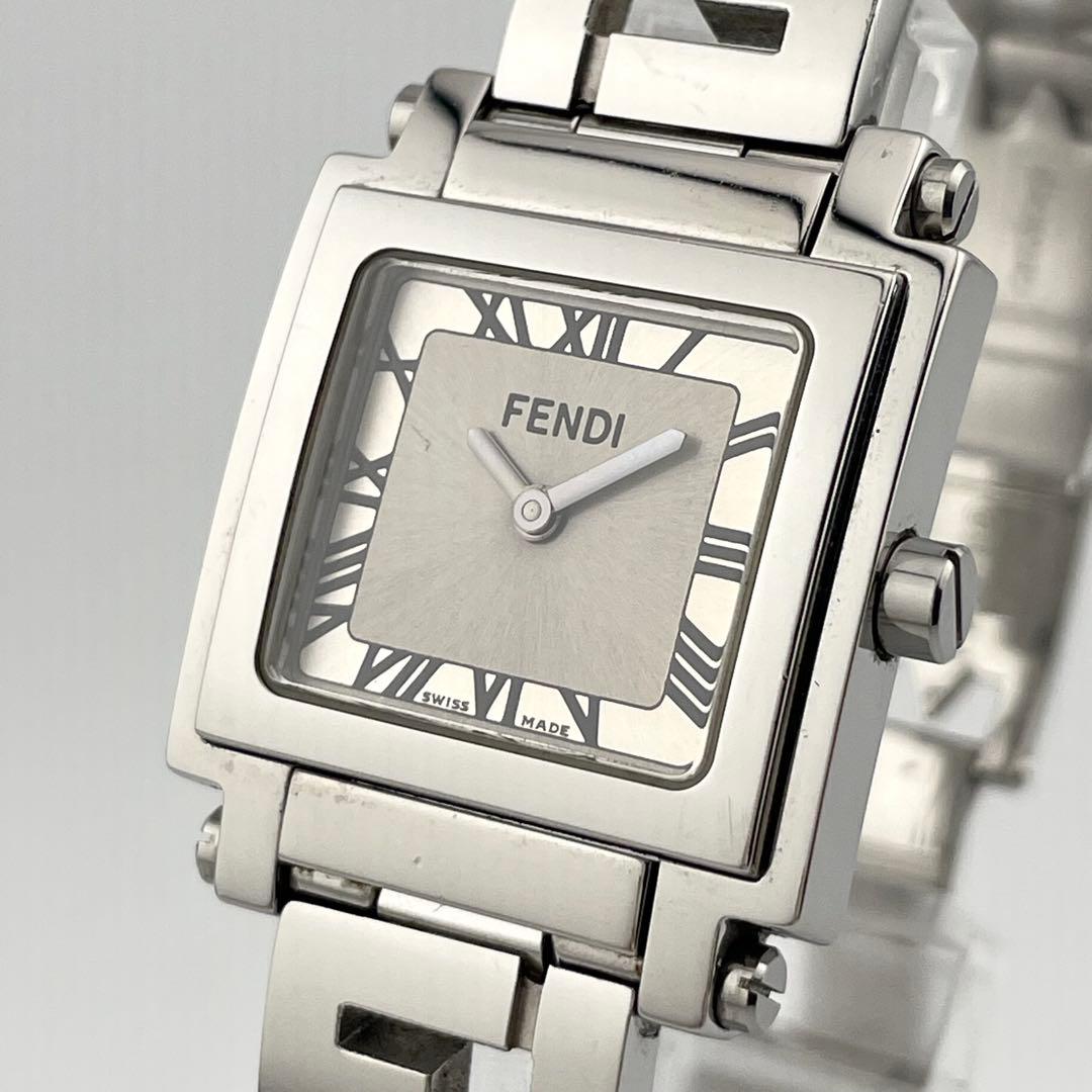 FENDI フェンディ　ズッカベルト　腕時計　ローマン　レディース　動作未確認