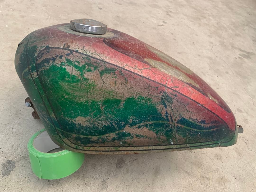 ハーレー スポーツ　タンク　ビンテージ　当時物　スポタン