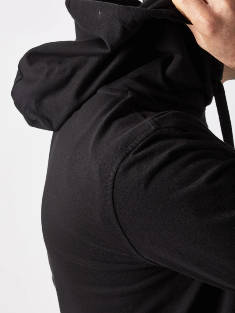 HYDROGEN（ハイドロゲン） COURT コート フーディ パーカー（黒）