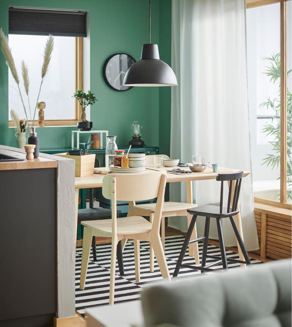 IKEA ダイニングチェア LISABO 4脚セット