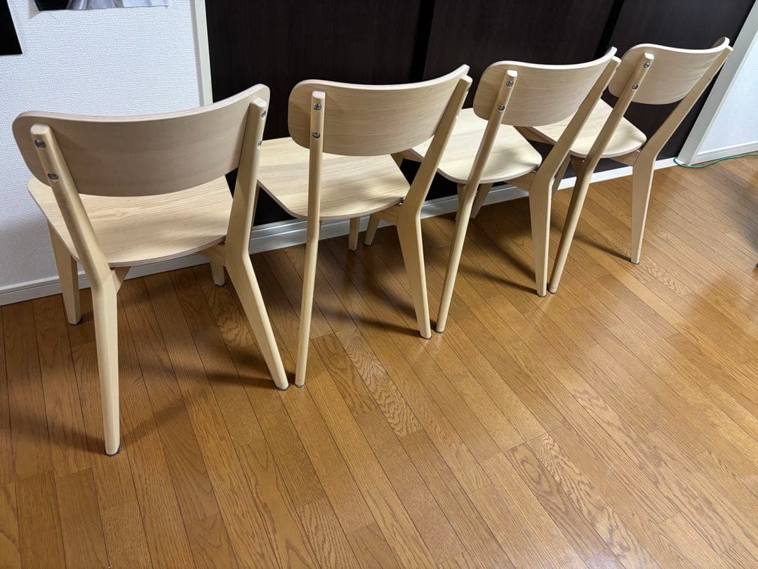 IKEA ダイニングチェア LISABO 4脚セット
