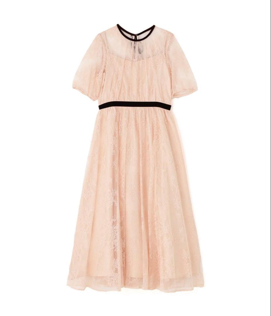 JILL by JILL STUART ベロアリボンシアーワンピース