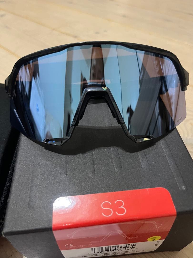 100% サングラス S3 - ブラックホログラム