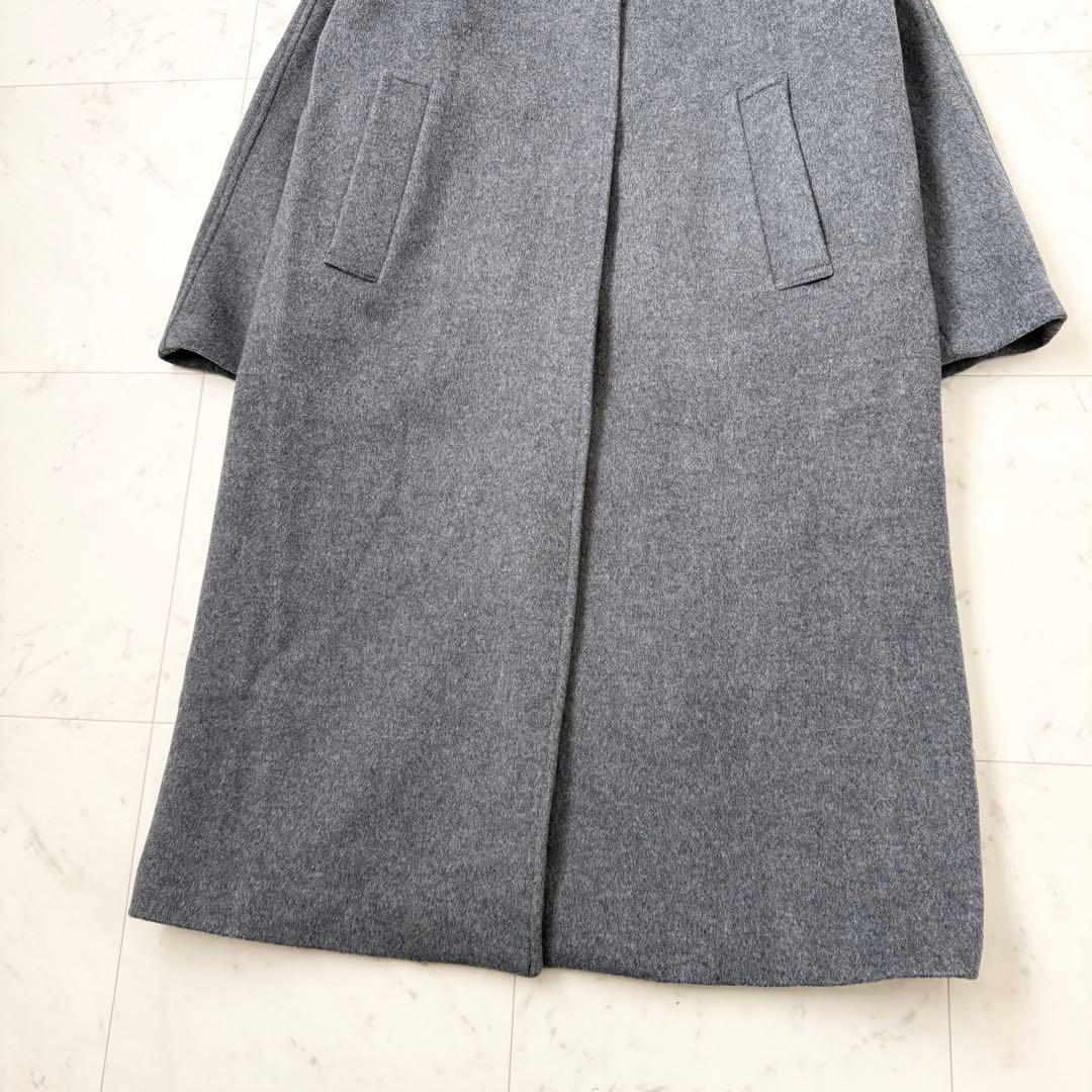 24AW❤️ジャーナルスタンダード　スーパー140ビーバーノーカラーコート　M