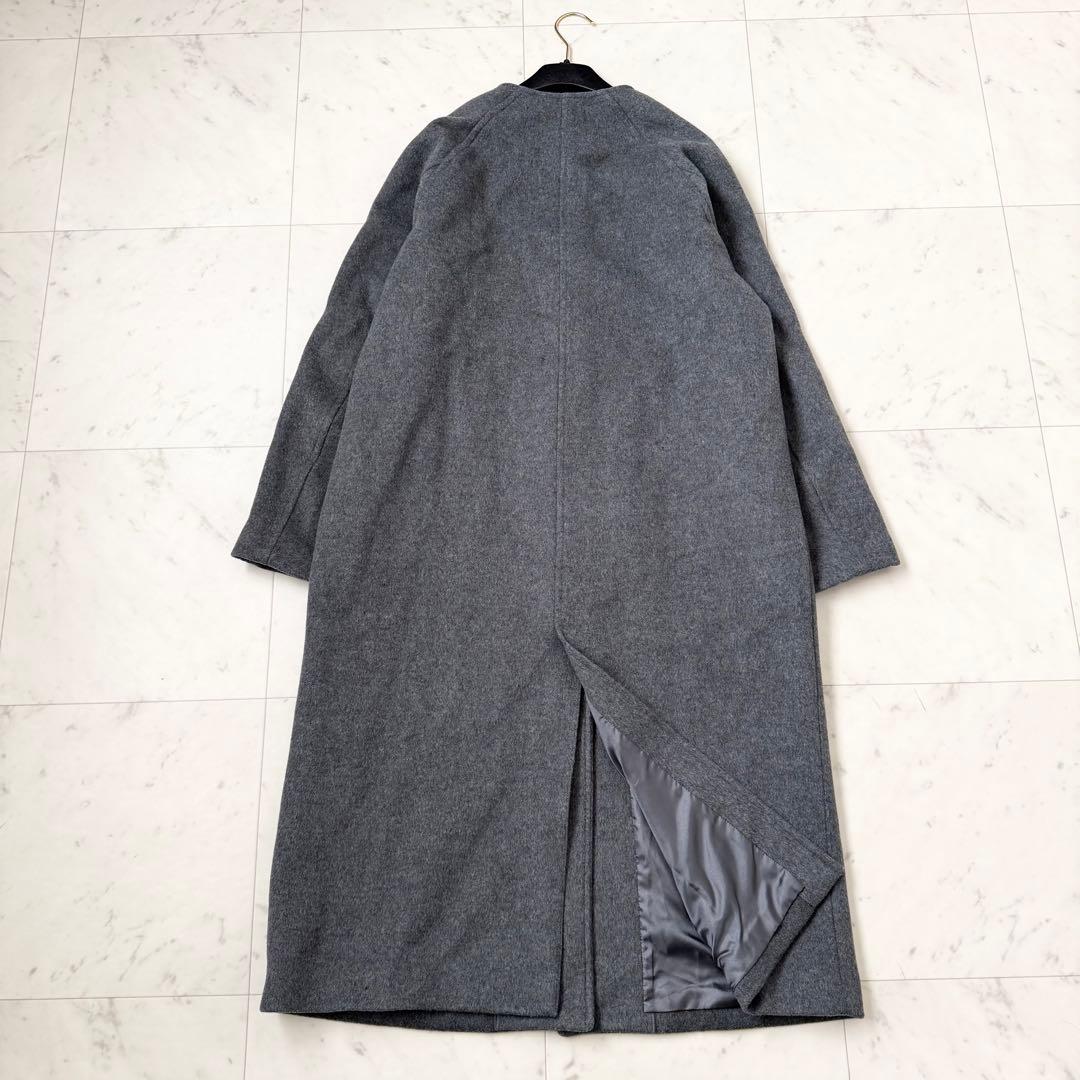 24AW❤️ジャーナルスタンダード　スーパー140ビーバーノーカラーコート　M