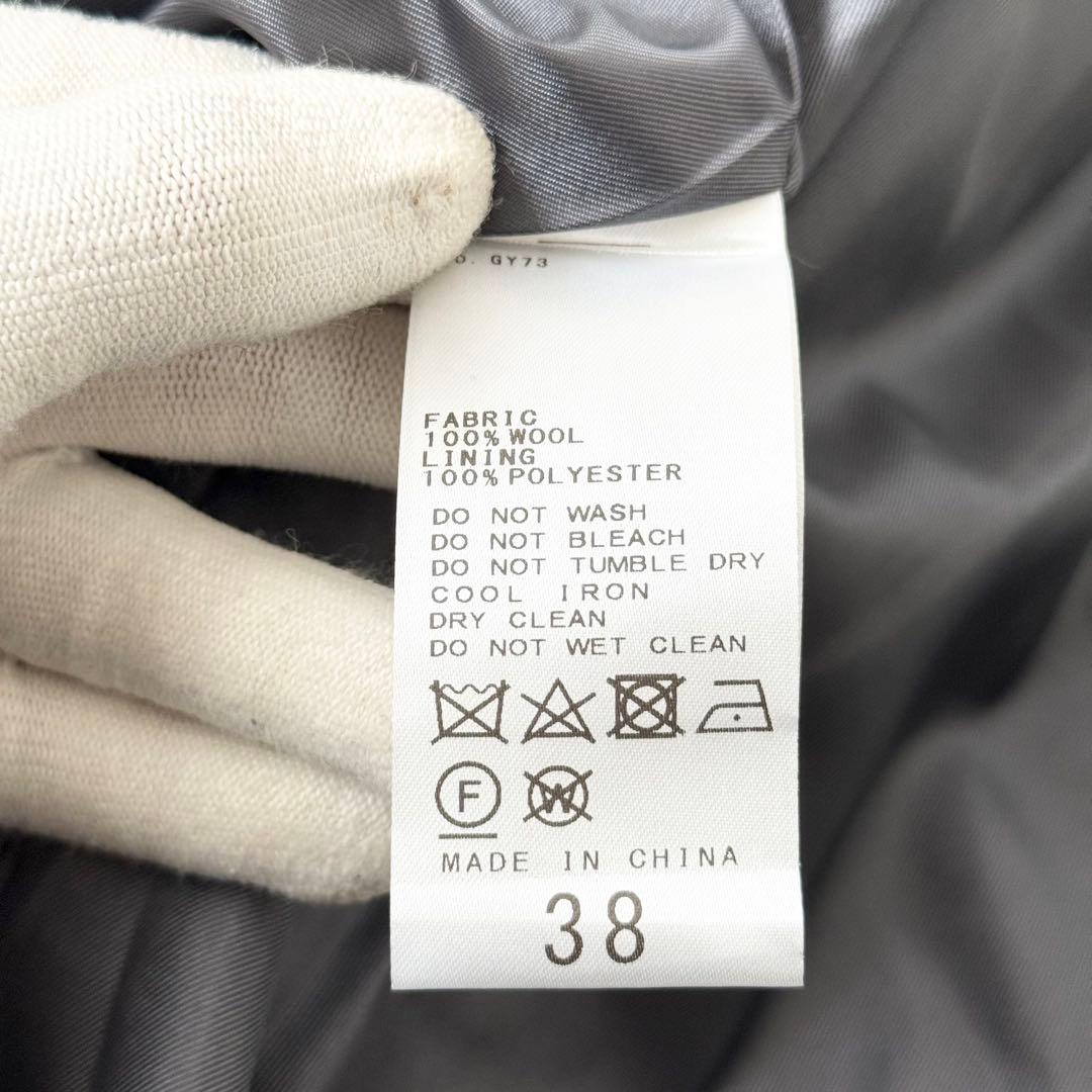 24AW❤️ジャーナルスタンダード　スーパー140ビーバーノーカラーコート　M