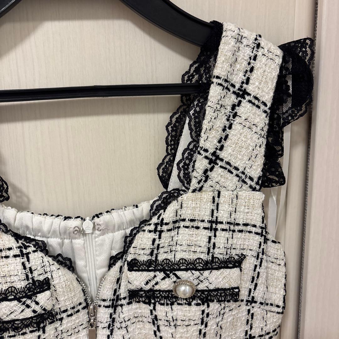 みこみこ　andy ツイードドレス　snidelワンピース