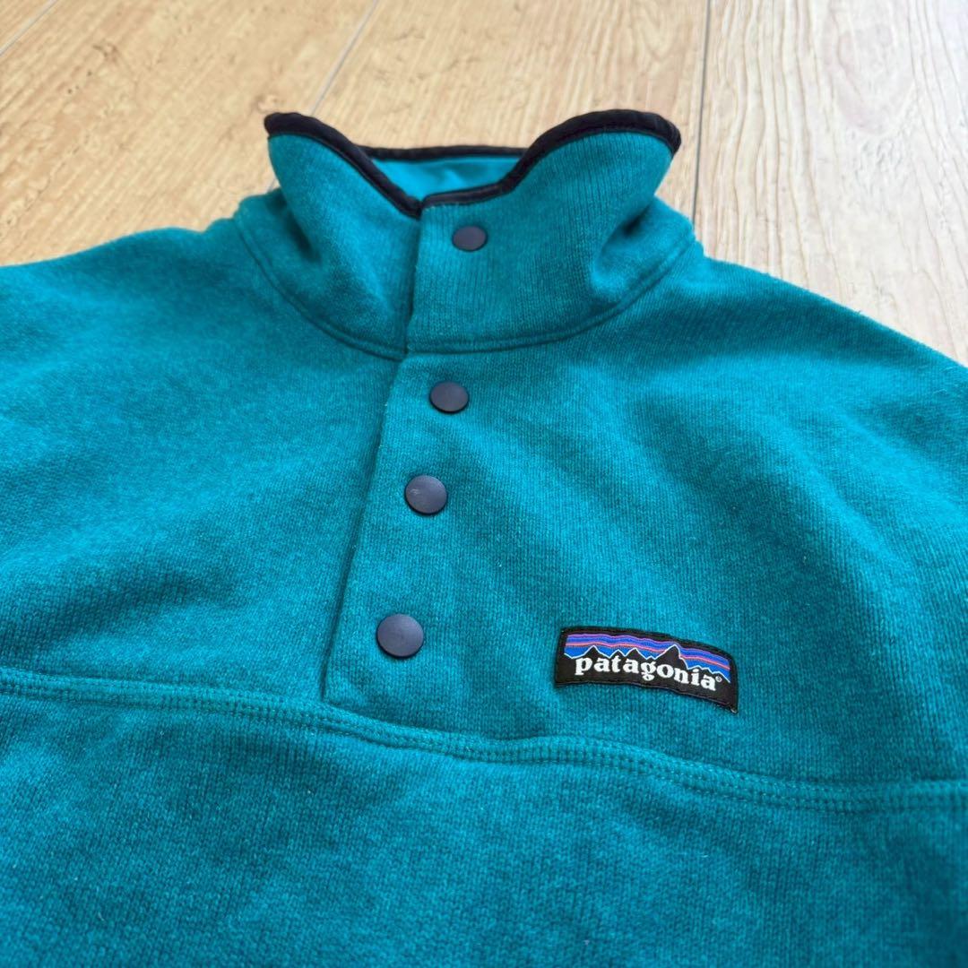 patagonia ターコイズ　FA17 ベターセーター　スナップボタン