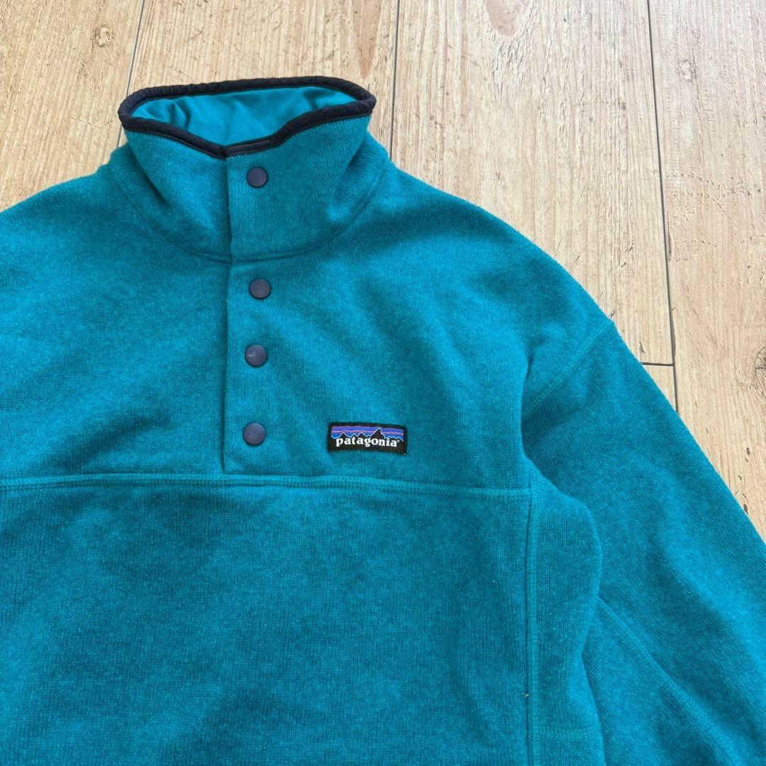 patagonia ターコイズ　FA17 ベターセーター　スナップボタン