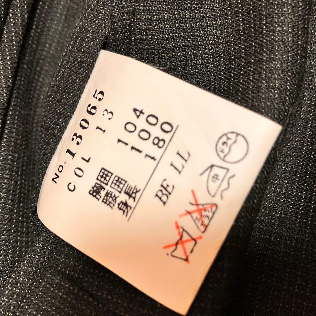 美品 BE7 ビジネススーツ 3ピース ブラック 大きいサイズ ウール ベスト