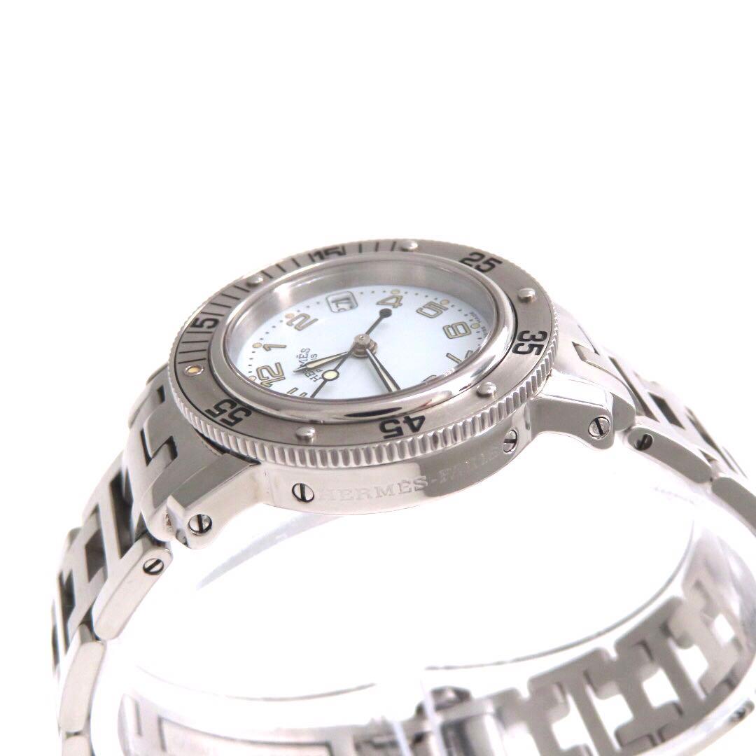 ☆極美品 CL5.210 HERMES エルメス 時計 クリッパー ダイバー