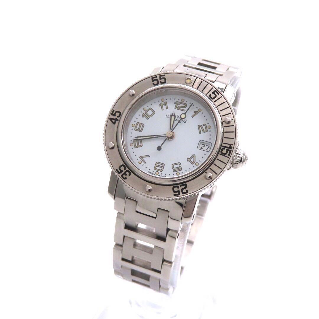 ☆極美品 CL5.210 HERMES エルメス 時計 クリッパー ダイバー