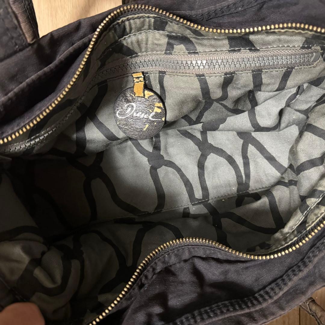 DIESEL ディーゼル　バック　デニムハンドバック　ブラック