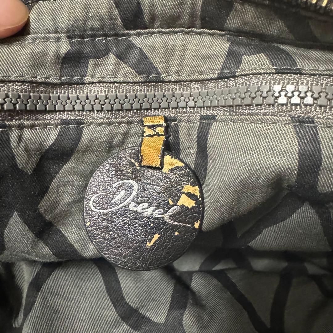 DIESEL ディーゼル　バック　デニムハンドバック　ブラック