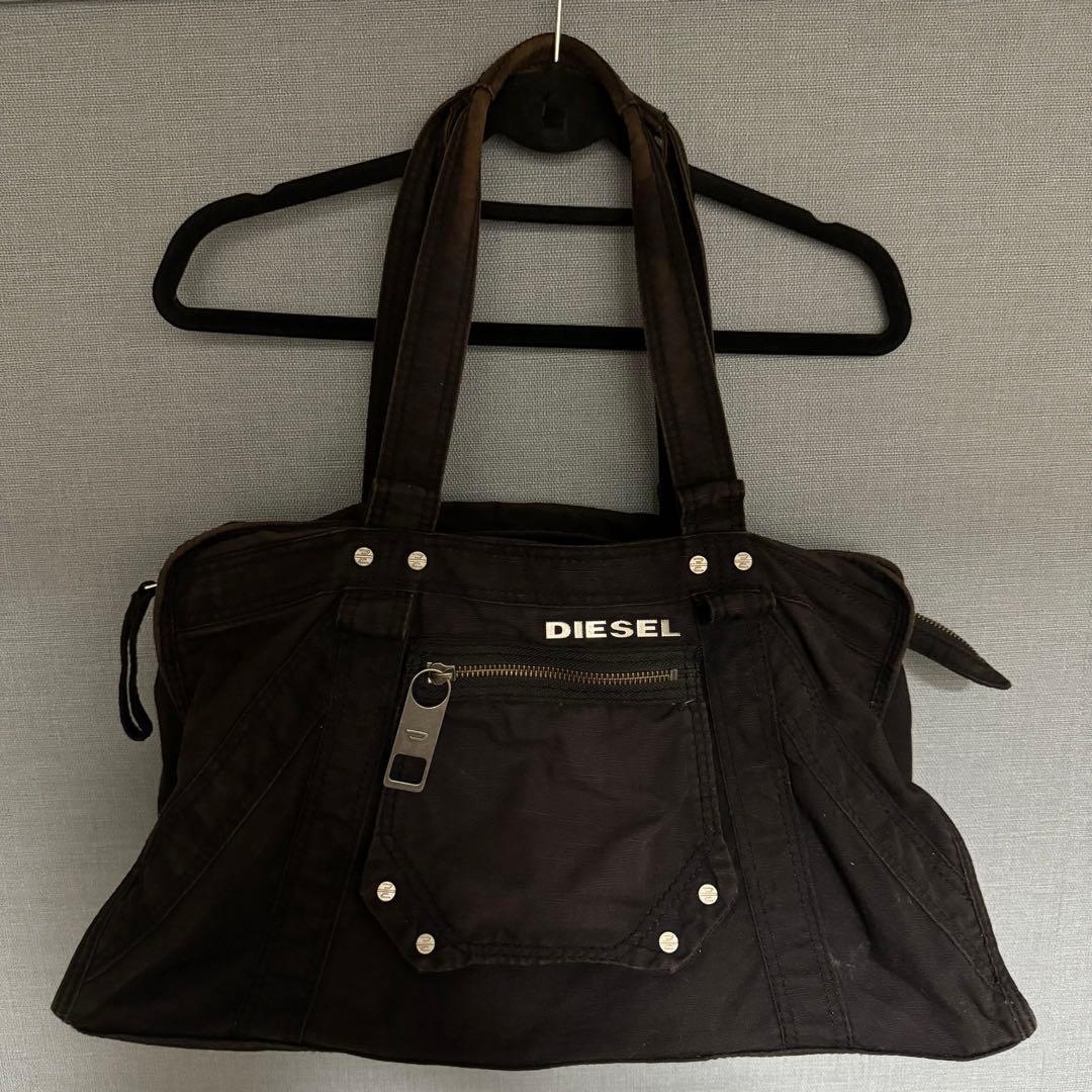DIESEL ディーゼル　バック　デニムハンドバック　ブラック
