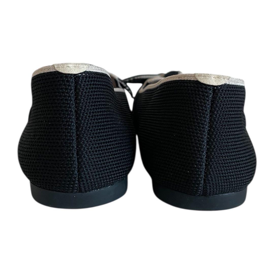 【極美品】ビバイア ミッシェル ポインテッドトゥボウディテール ニットローファー