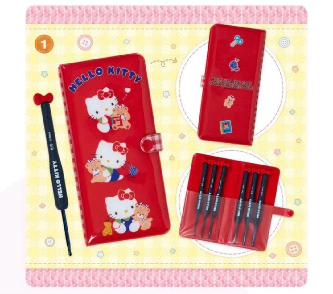 【新品未使用】サンリオ　手芸部　かぎ針&バッグ2点セット