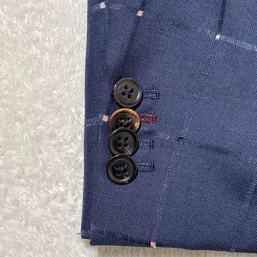 美品 ポールスミス チェック フォーマル スーツ セットアップ セレモニー