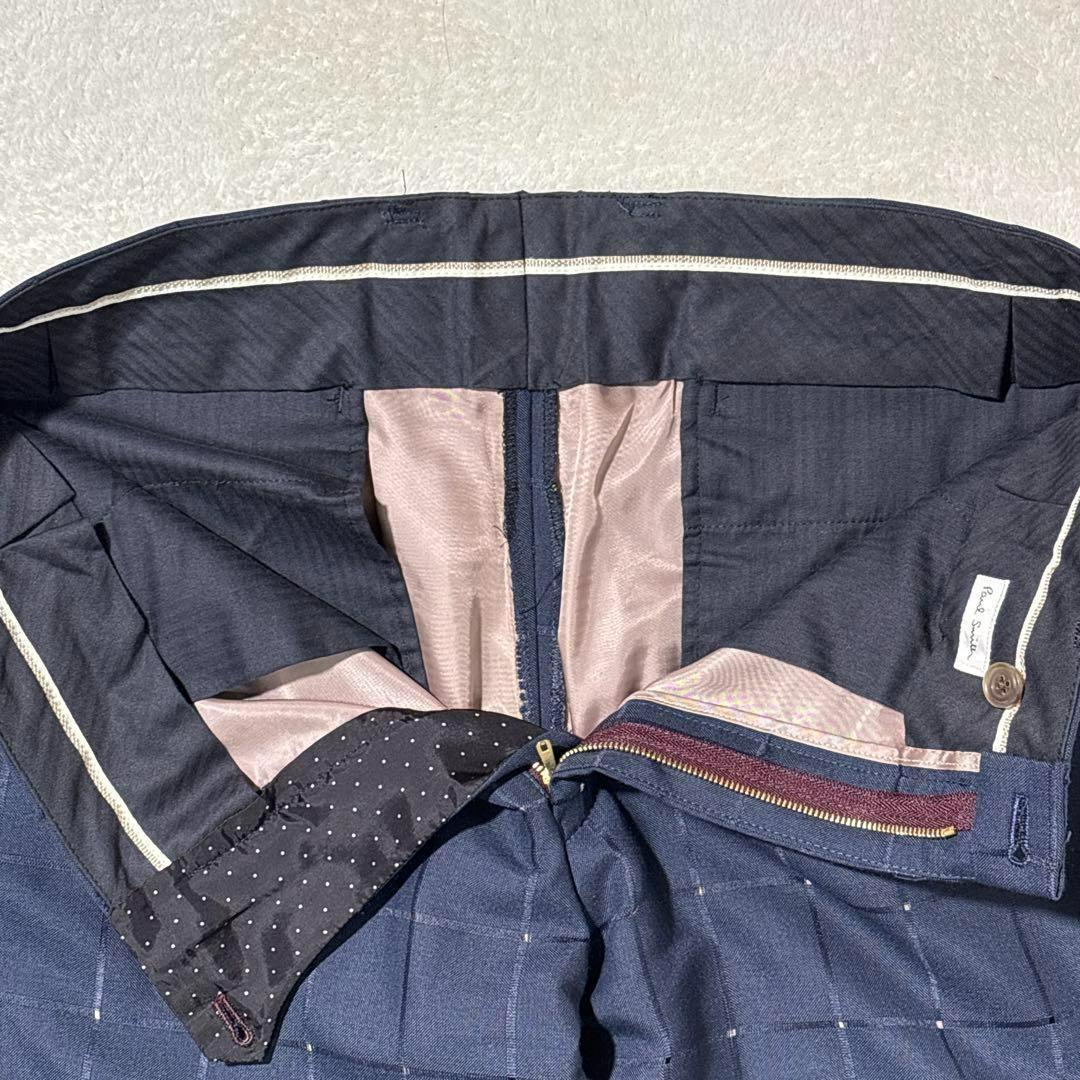 美品 ポールスミス チェック フォーマル スーツ セットアップ セレモニー