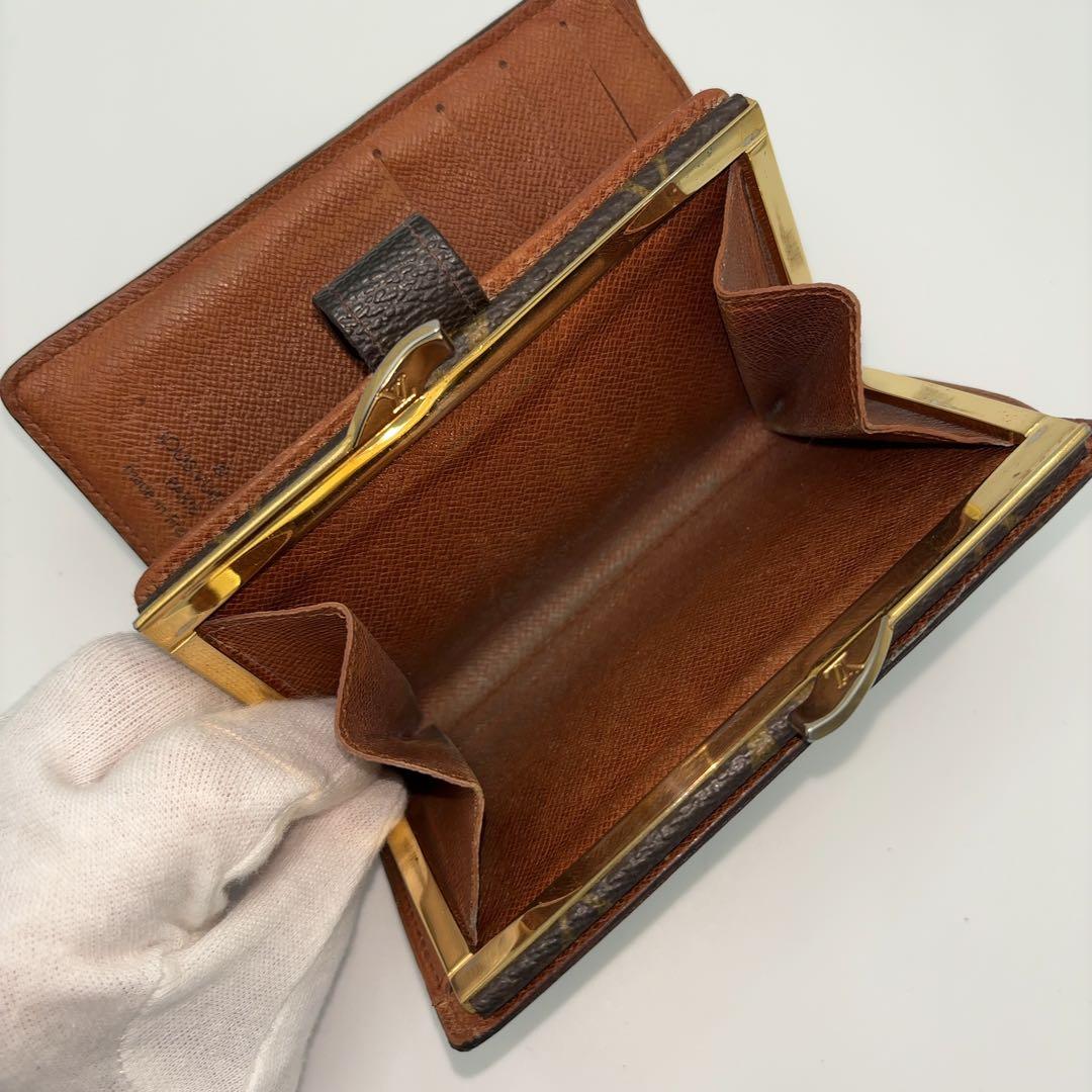 ルイヴィトン モノグラム ポルトフォイユ　ヴィエノワ 二つ折り財布 がま口