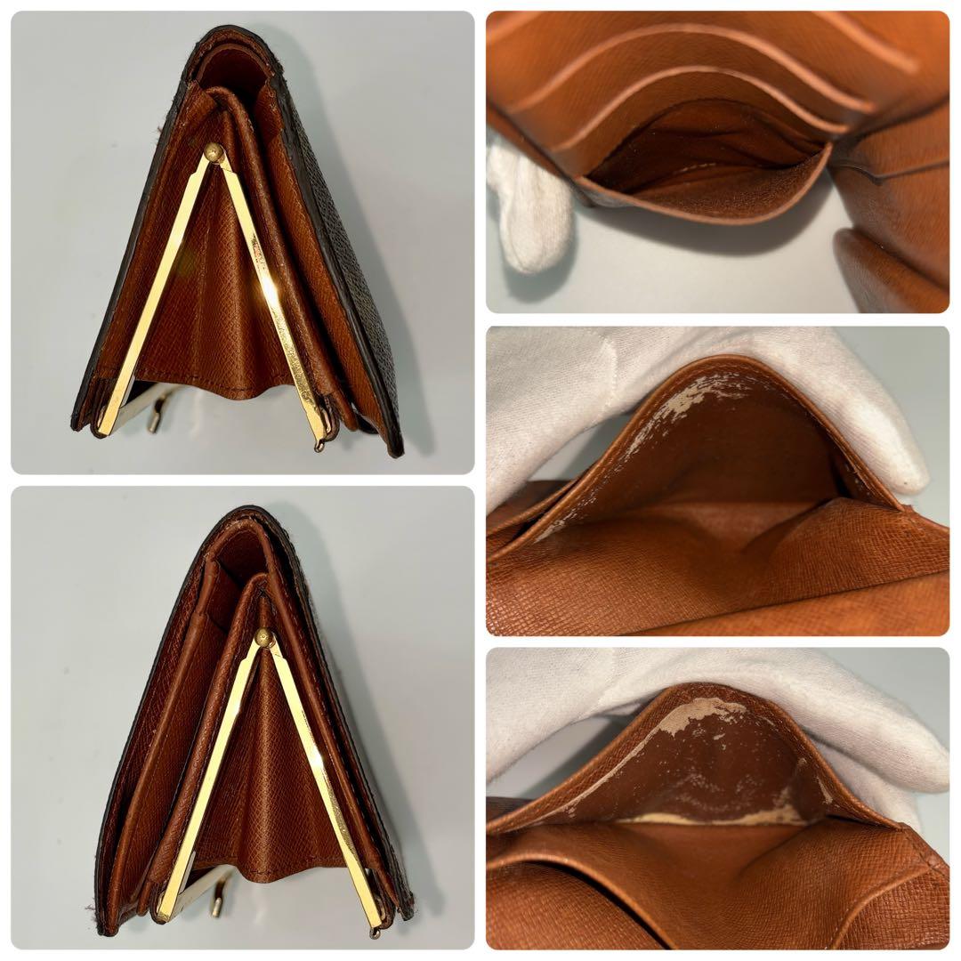 ルイヴィトン モノグラム ポルトフォイユ　ヴィエノワ 二つ折り財布 がま口