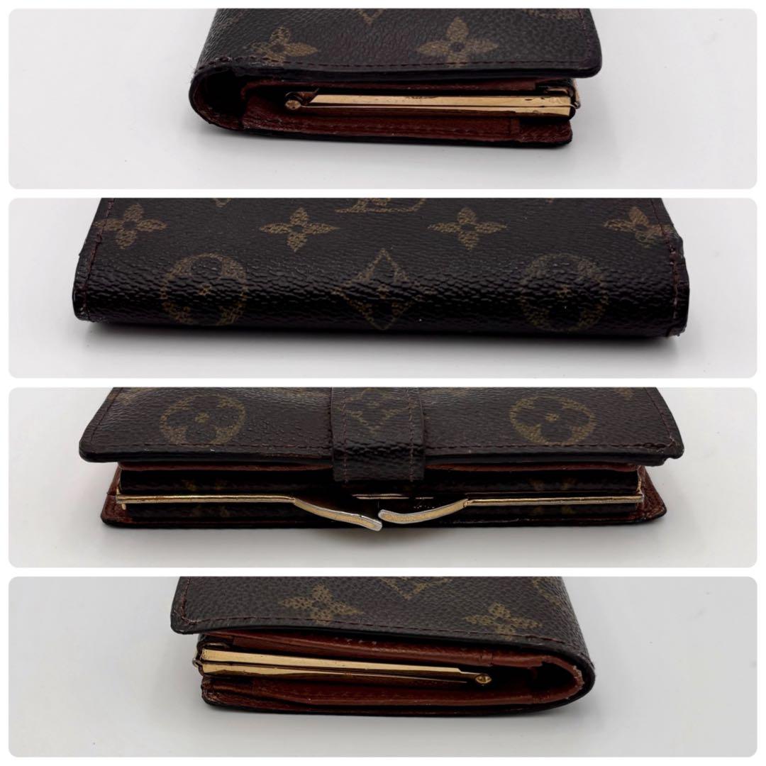 ルイヴィトン モノグラム ポルトフォイユ　ヴィエノワ 二つ折り財布 がま口