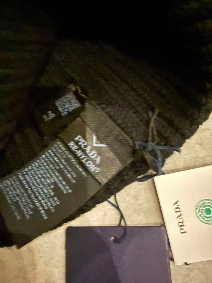 PRADA プラダ　Re-Nylon ギャバジンxウール キャップ M