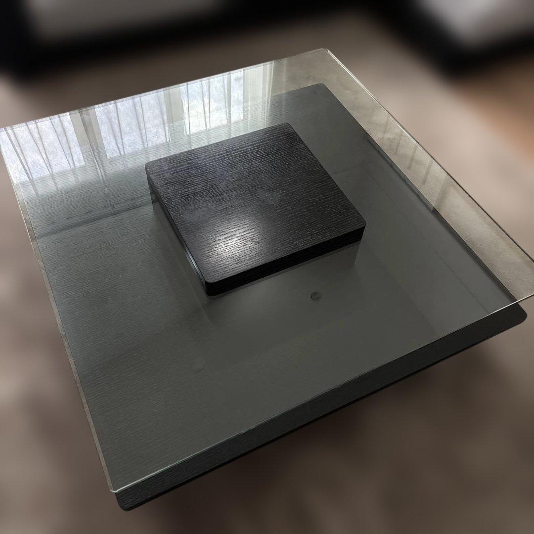 アルモニア　ARMONIA ガラスローテーブル