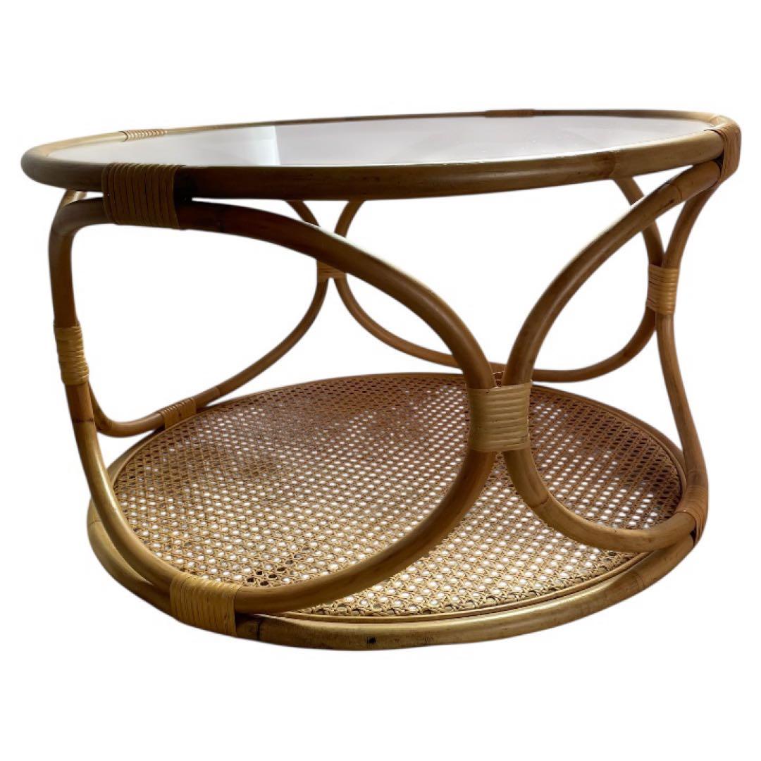 【unico】WEAVA（ウィーバ）ローテーブル Φ650 センターテーブル